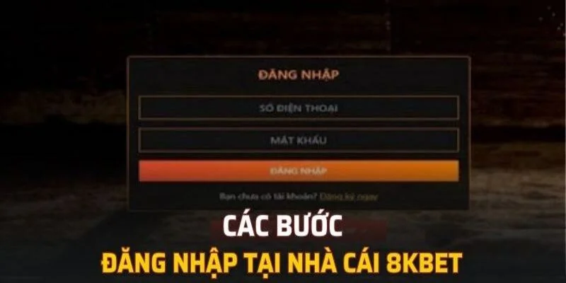 Đăng nhập đơn giản, xử lý nhanh chóng tại 8kbet