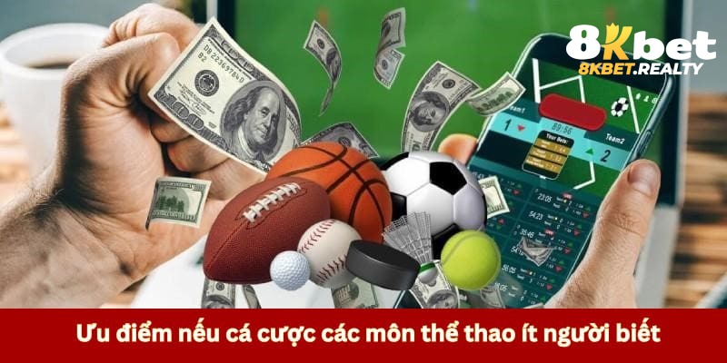 Ưu điểm nếu cá cược các môn thể thao ít người biết 